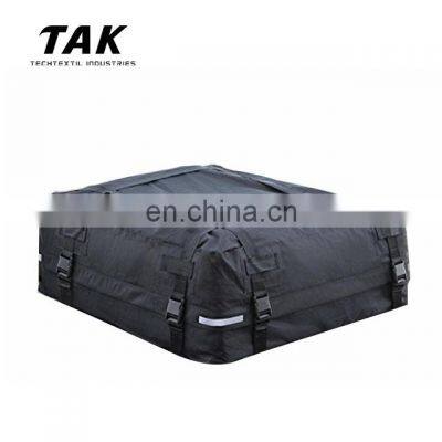 600D PVC Tarpaulin Auto Roof Cargo Carrier Rooftop Travel Storage Luggage Bag