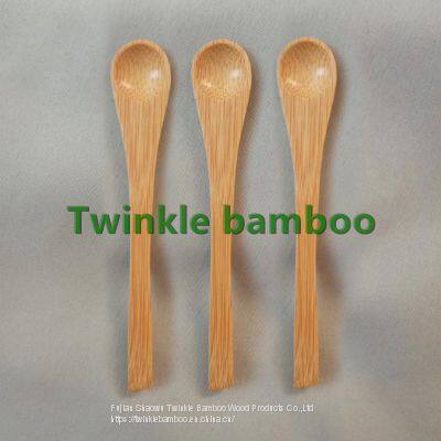 Twinkle bamboo Wholesale 3.6inch mini bamboo spoon wholesale from China