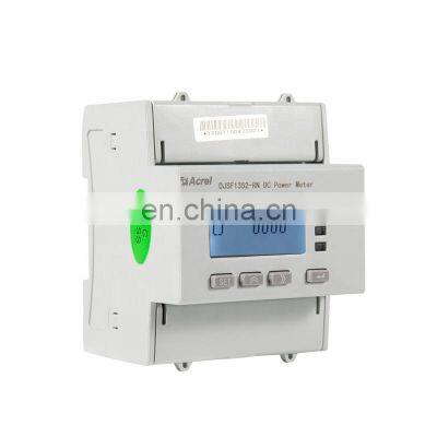 DIN rail DC energy meter DJSF1352-RN  direct energy consumption measurement DC0-1000V power supply AC/DC85-265V