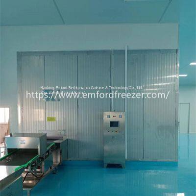 Double Spiral Freezer for Seafood, Meat, Poultry, Bread, and Prepared food