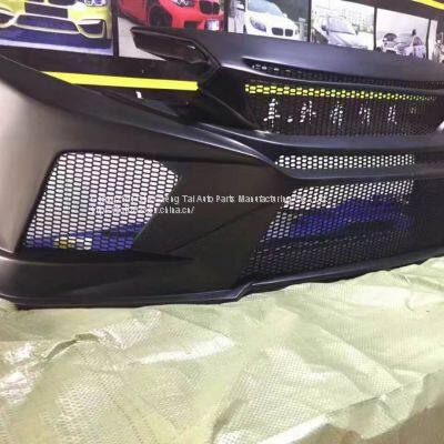 It is Suitable for Honda Ten-generation Civic Modified Front Bumper Rear Bumper One-piece Side Skirt photo-5