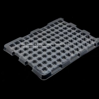 customized PET supplier recycable electronic blister trays