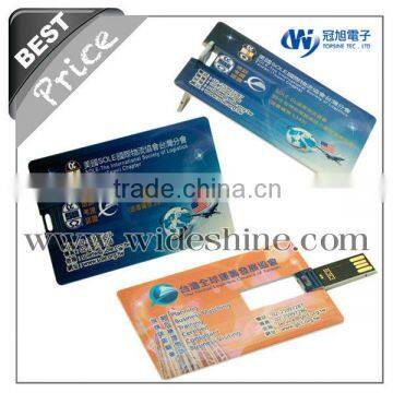 plastic card usb stick