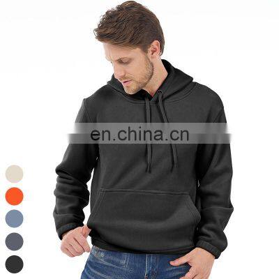 High Quality Heavyweight Sweatshirts Loose Casual Hoodie Wholesale Warm Pullover Custom Blank Sweatshirt Men Fleece Hoodies photo-4