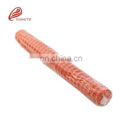 PE warning mesh plastic industrial safety fencing roll for construction or roadway project