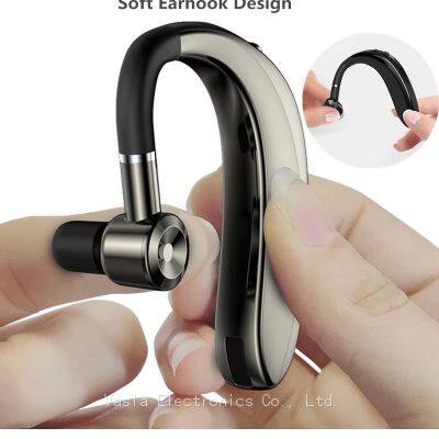 Rotate Handsfree Earphones For Business Man Business Headset Drive Call Earbud With Mic Wireless Single Earphone