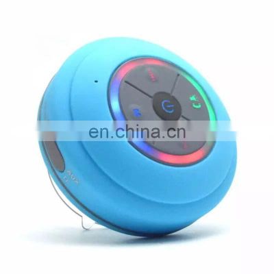 OEM/ODM Welcomed Shower Wireless Speaker with Colorful Flash Lights