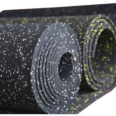 Rubber Flooring Roll 2-12mm Thickness Rubber Roll Colorful Gym Rubber Flooring photo-2