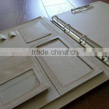 Advanced Leather Cover business manager folder NS-0415