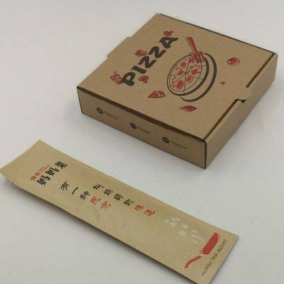 Factory Cheap Price Custom Packaging Black Pizza Box With Logo