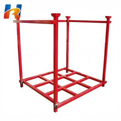 Warehouse Racking Customizable Portable Foldable Steel Storage Rack System Collapsible Stackable Pallet Racks Warehouse Use