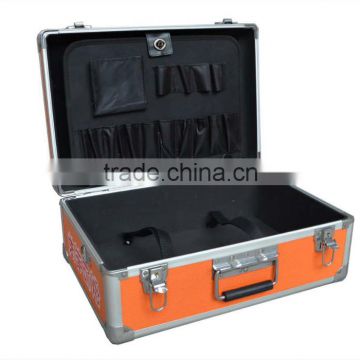 Aluminum Orange Carrying Tool Case