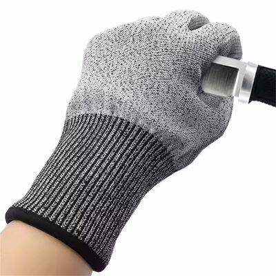 Anti Cut Level 5/D ANSI A5 13G HPPE Liner PU Coated Cut Resistant Knife Proof Gloves photo-2