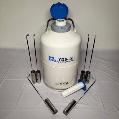 Portable with Handle Liquid Nitrogen Container of Embryo Partition Storage YDS-10-125