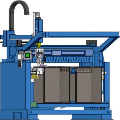 MG175-2 Distribution box automatic welding(double station)