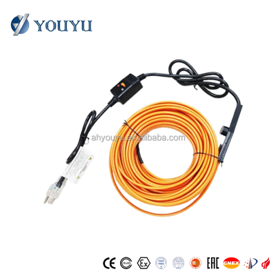 Heating Cable for Pipeline Insulated Pipe Underfloor Heating Cable Roof Gutter De-Icing Eaves photo-2