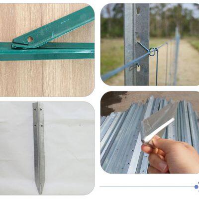 Powder Coated Black Green or Hot-DIP Galvanized Y Star Picket Fence Post Waterproof photo-3