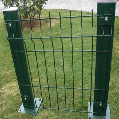 Modern Waterproof PVC Coated 3D Curved Fence Garden Metal Fencing 3D Welded Wire Mesh Fence