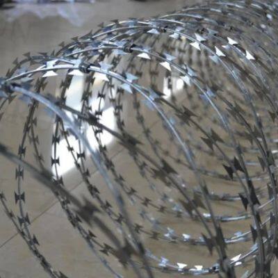 Концертный лезвийный проволоковый заграждения Iso9001 диаметром 2,5 мм