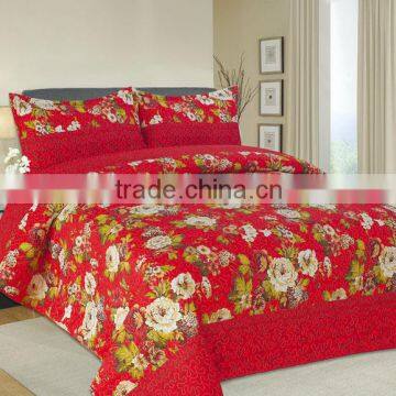 new design active disperse printing polyester quilt set