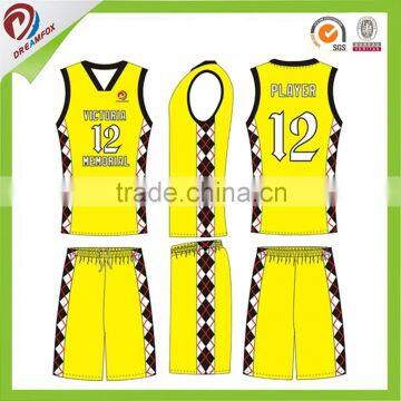 Dye Sublimation Basketball Uniform Wholesale Custom Reversible Basketball Jersey Unifrom photo-2
