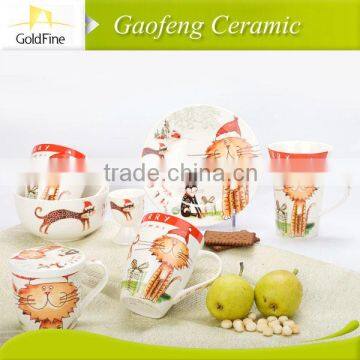 ceramic hotel restaurant dinnerware set