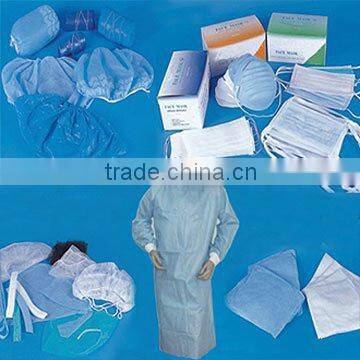 disposable pp spunbonded non-woven for medical cap