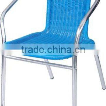 stainless steel wicker chair