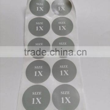 Factory Price Paper Material Clothing Size Label Printing photo-2
