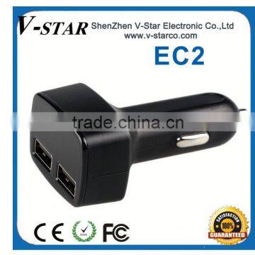 Portable Dual Usb Car Charger With Cheapest Price photo-2