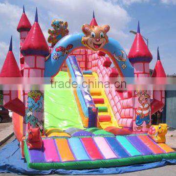 adult bouncy castle inflatable / inflatable castle with slide / inflatable castle slide