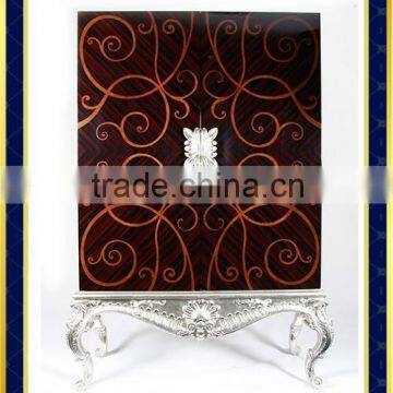 AK-6015 Wholesale Low Price High Quality Corner Wine Cabinet