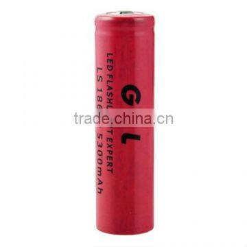 18650 GTL Li-ion 5300mAh 3.7V Rechargeable Battery for LED Torch