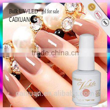 gel uv pour Caixuan private label nail art pearl color uv gel