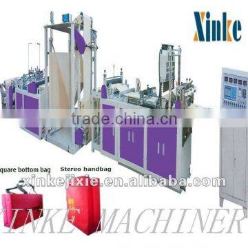 Fully automatic ultrasonic non woven box bag making machine