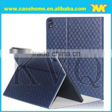 front support tablet cover with Small grid grain for google nexus9 9inch