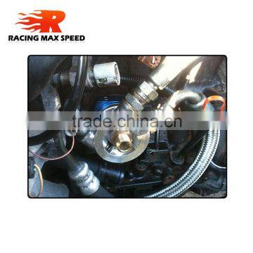 Hi Flow AN8 Oil Filter Adapter Thermostat Aluminium Oil Filter Adapter photo-4