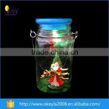 Hot Sale High Quality Outdoor Led Solar Christmas Light Decoration Glass Mason Jar