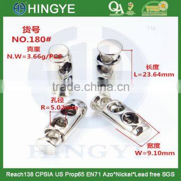 Two Hole Stoppers Spring Clothing Stopper Metal Spring Stopper photo-2