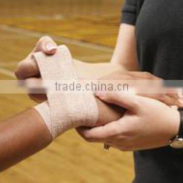 YD70041Wholesale Skin color cotton Self-adhesive elastic bandage for field training