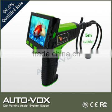 Underwater snake sewer pipe inspection camera 9.9mm with 5m cable
