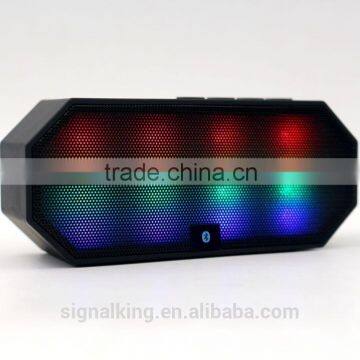 Free Sample Wholesale Bluetooth Speaker bluetooth speaker with led light MINI bluetooth speaker With TF FM Seven Colors