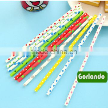 fancy disposable paper drinking straws