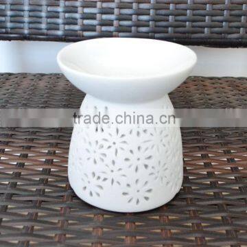 Practical White Porcelain Candle Holder