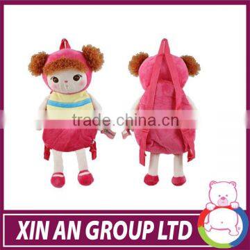 Hot Sale Wholesale Microsoft Plush Fabric plush animal backpack