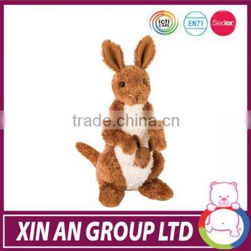 Custom good quality lovely baby kangaroo plush toy