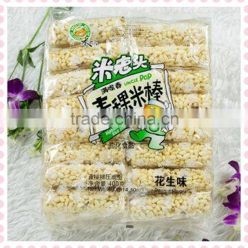 400g,uncle pop leisure snack,highland barley rice sticks ,sesame flavor