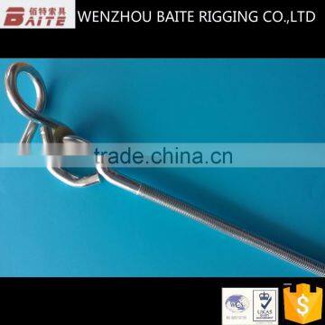 Steel Electric Galvanized 10.6*180mm Swing Hook With Bolt, Iron Thread photo-3