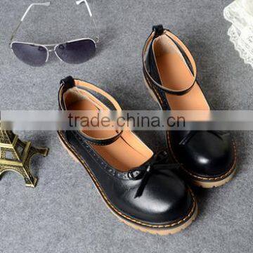 top brand classic students scholld black white shoes