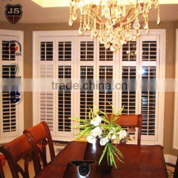 Economic White Color Simple New Design Wooden Flat Exterior Louvered Door on Sale photo-5